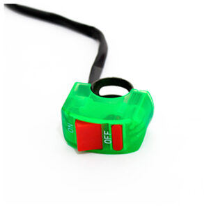 APAGADOR UNIVERSAL CON 2 CABLES DE MOTOCICLETA MSD0021 VERDE (10PZAS/BOLSA)